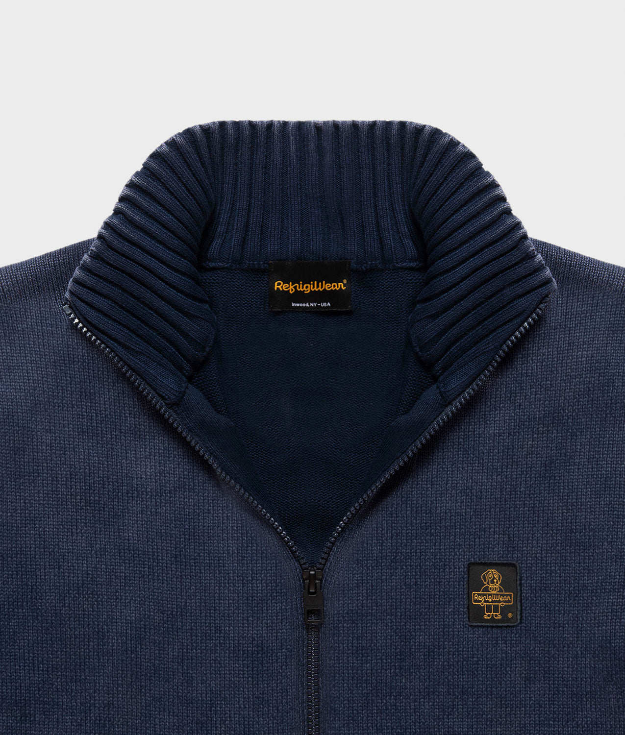 KNITWEAR COTTON SPENCER PULLOVER DARK BLUE | RefrigiWear