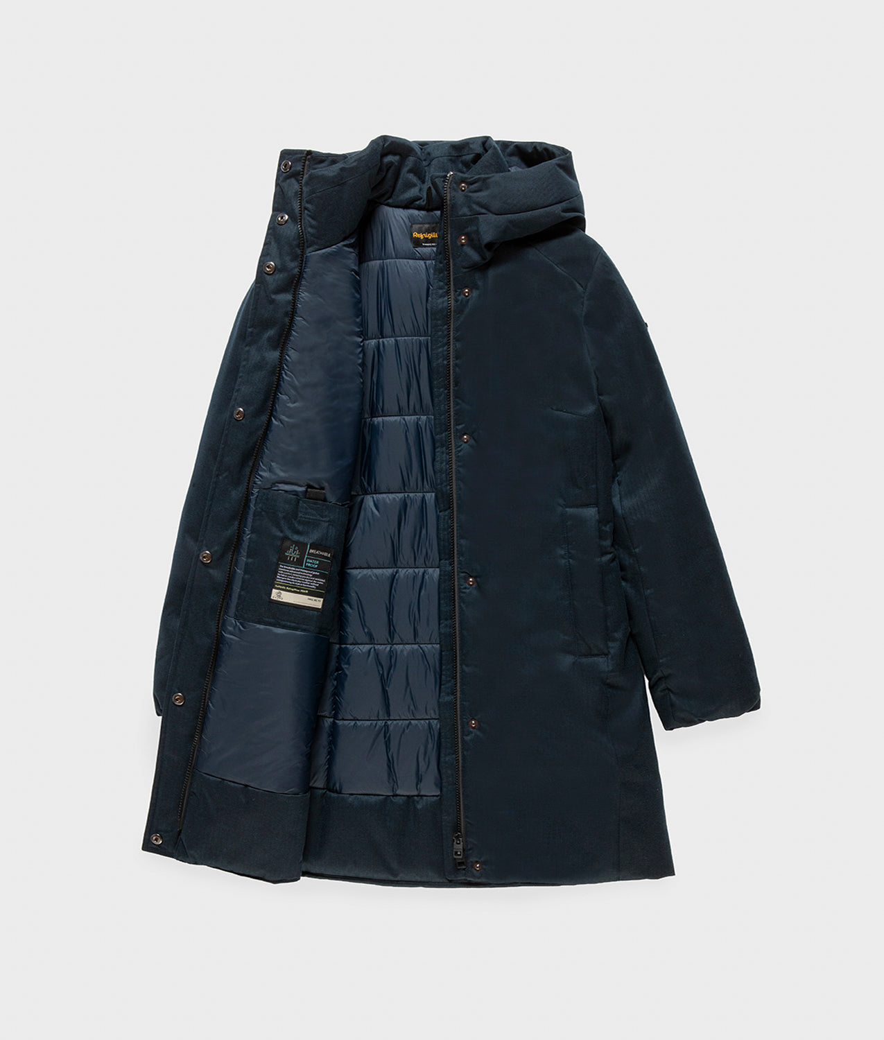 JACKETS LONG NEBLA TECH JACKET DARK BLUE | RefrigiWear