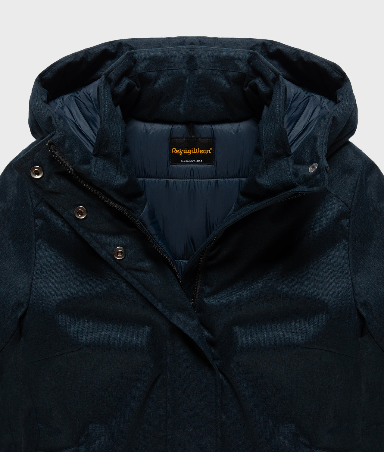 JACKETS LONG NEBLA TECH JACKET DARK BLUE | RefrigiWear