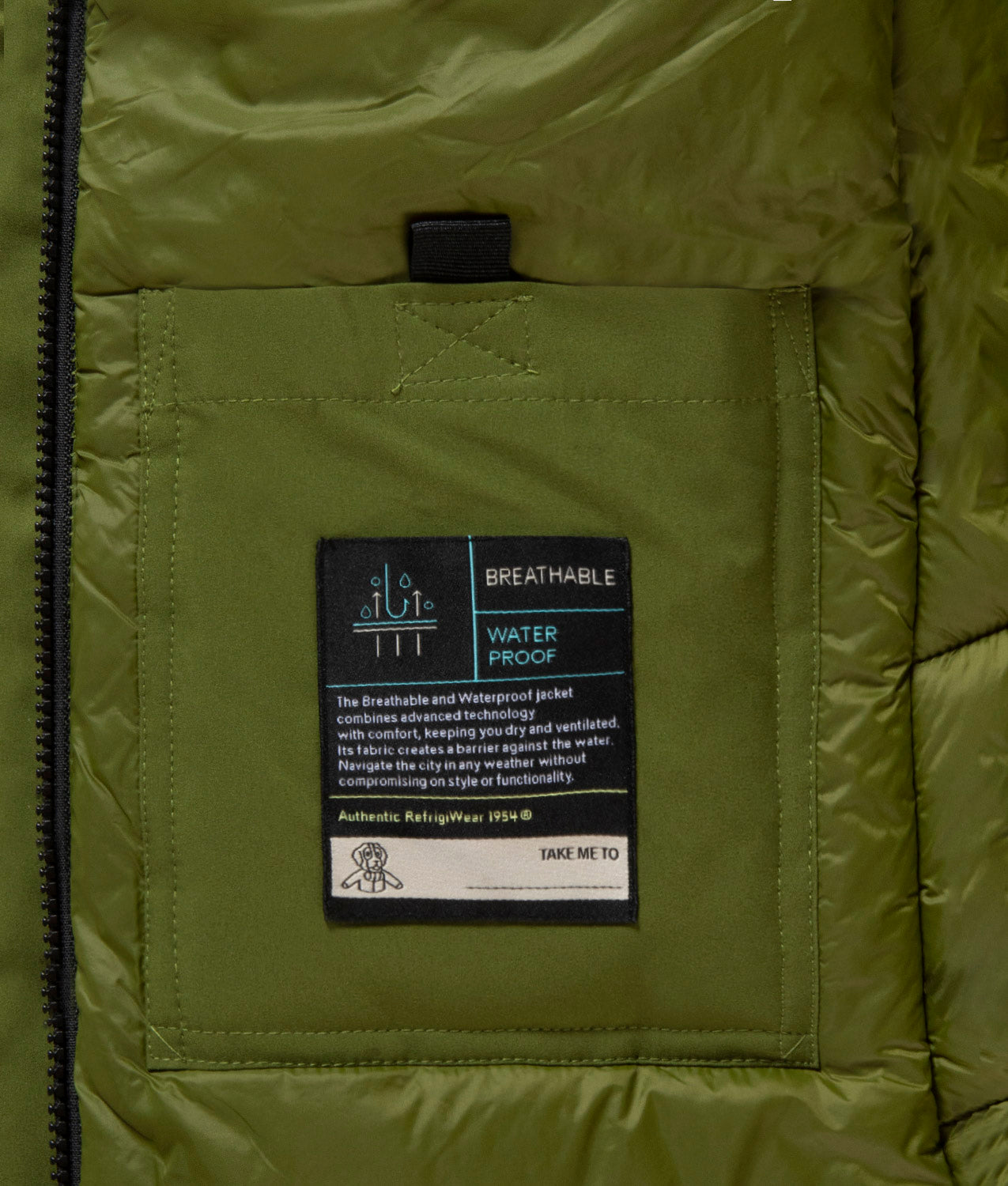 JACKETS LONG NEBLA TECH JACKET PESTO/ CYPRESS | RefrigiWear