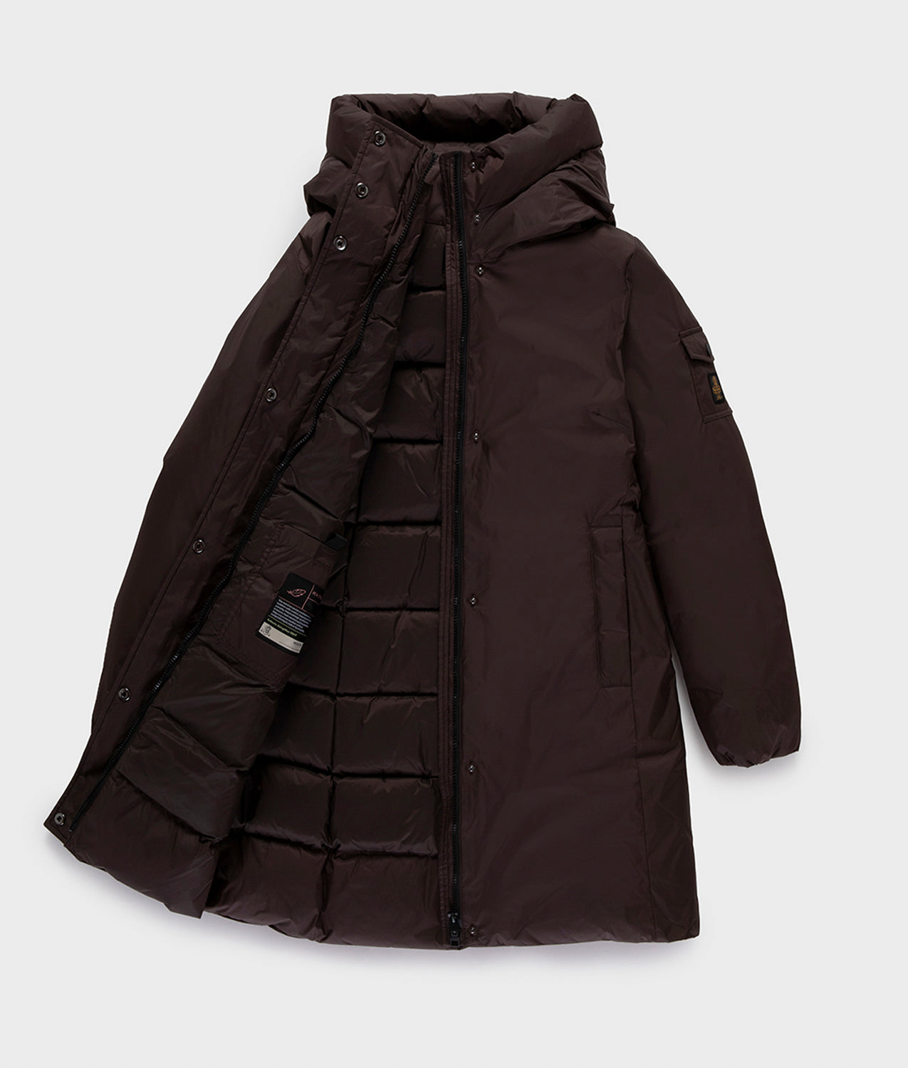 JACKETS LONG NEBLA TECH JACKET BLACK COFFEE | RefrigiWear