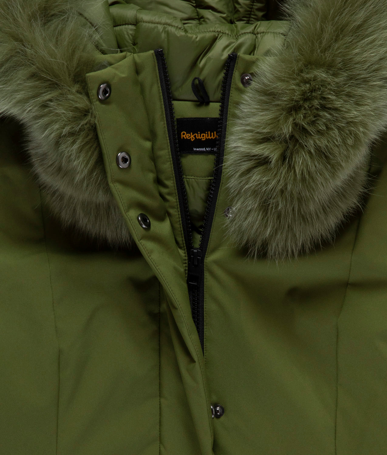 JACKETS LADY TECH/1 FUR JACKET PESTO/ CYPRESS | RefrigiWear