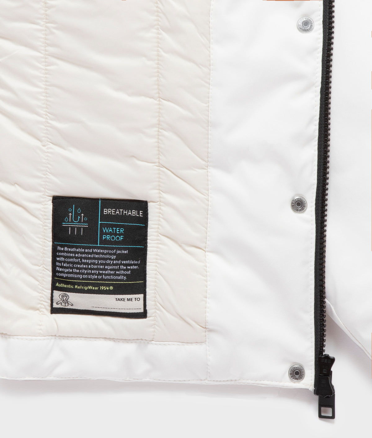 SHORT LADY TECH JACKET TOFU | RefrigiWear