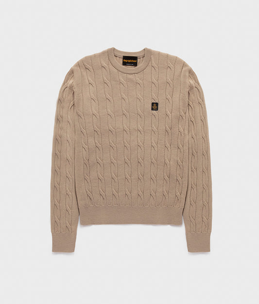 WINTER BRAIDS NALA KNITWEAR PLAZA TAUPE | RefrigiWear