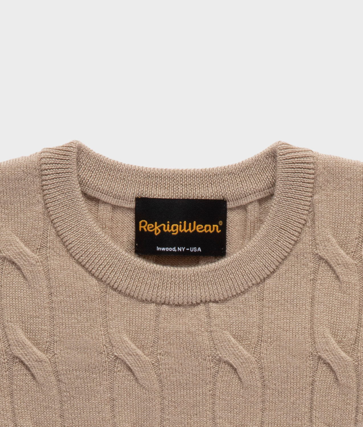 KNITWEAR WINTER BRAIDS NALA KNITWEAR PLAZA TAUPE | RefrigiWear