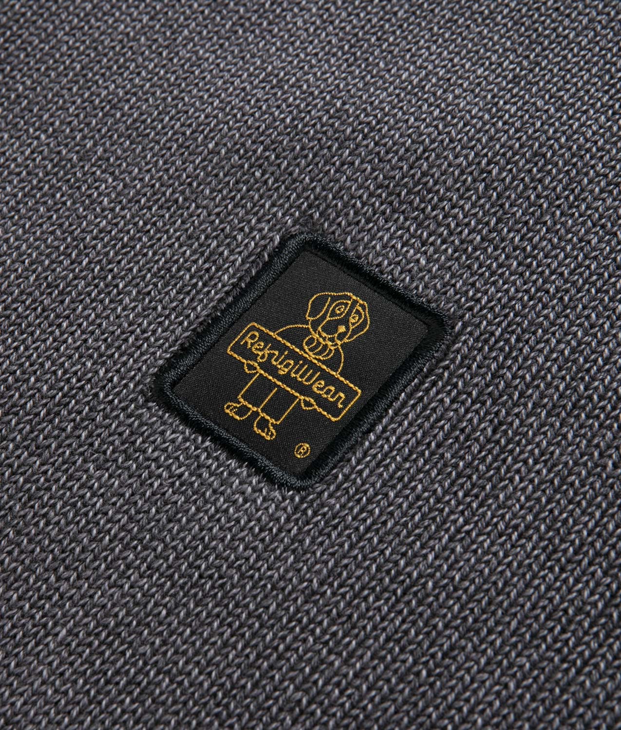 KNITWEAR COTTON SPENCER PULLOVER DARK GREY MELANGE | RefrigiWear