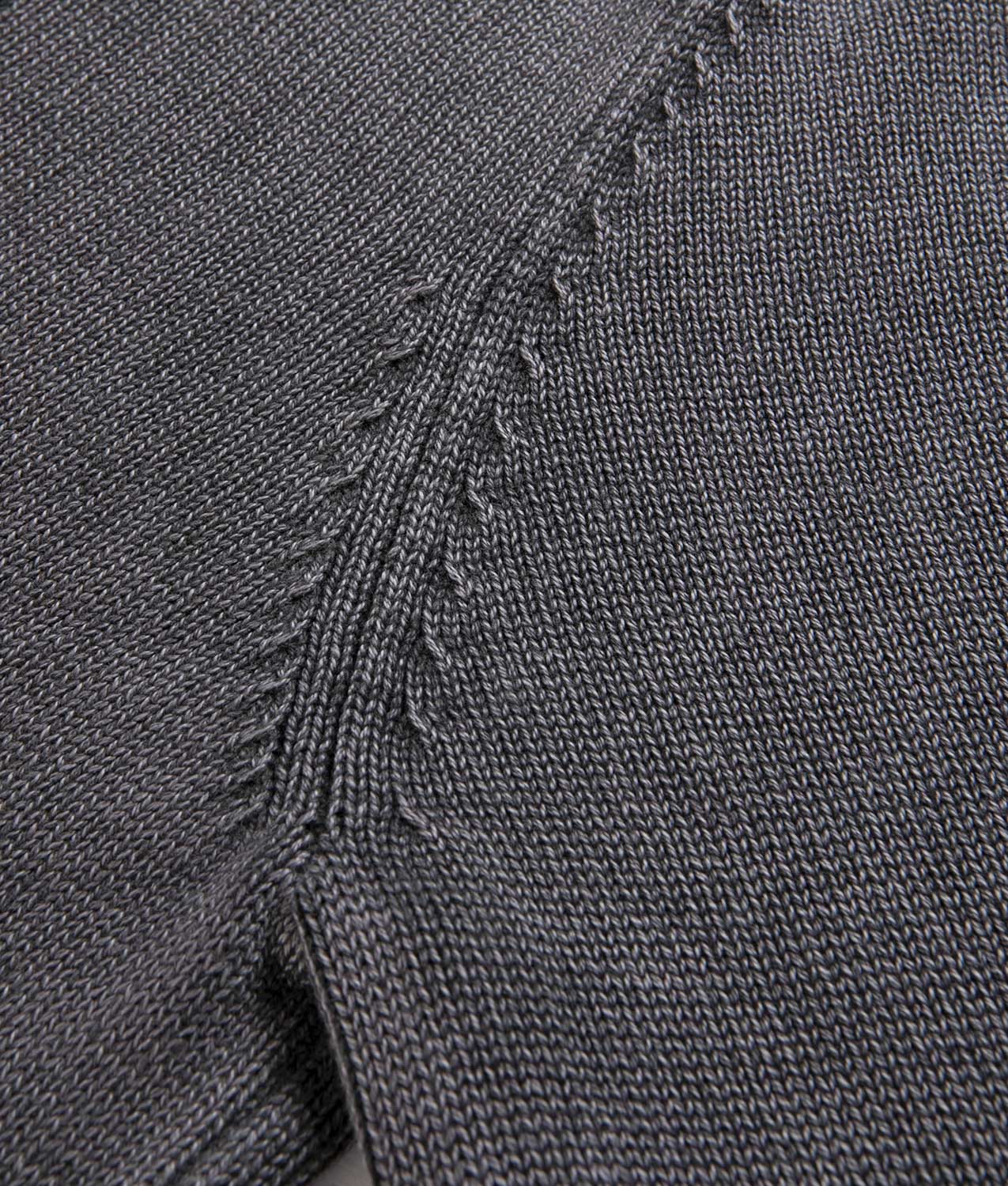 KNITWEAR COTTON SPENCER PULLOVER DARK GREY MELANGE | RefrigiWear