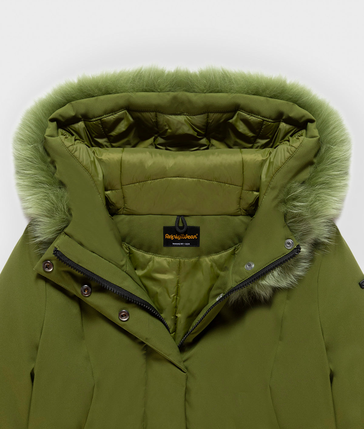 JACKETS SHORT LADY TECH FUR JACKET PESTO/ CYPRESS | RefrigiWear