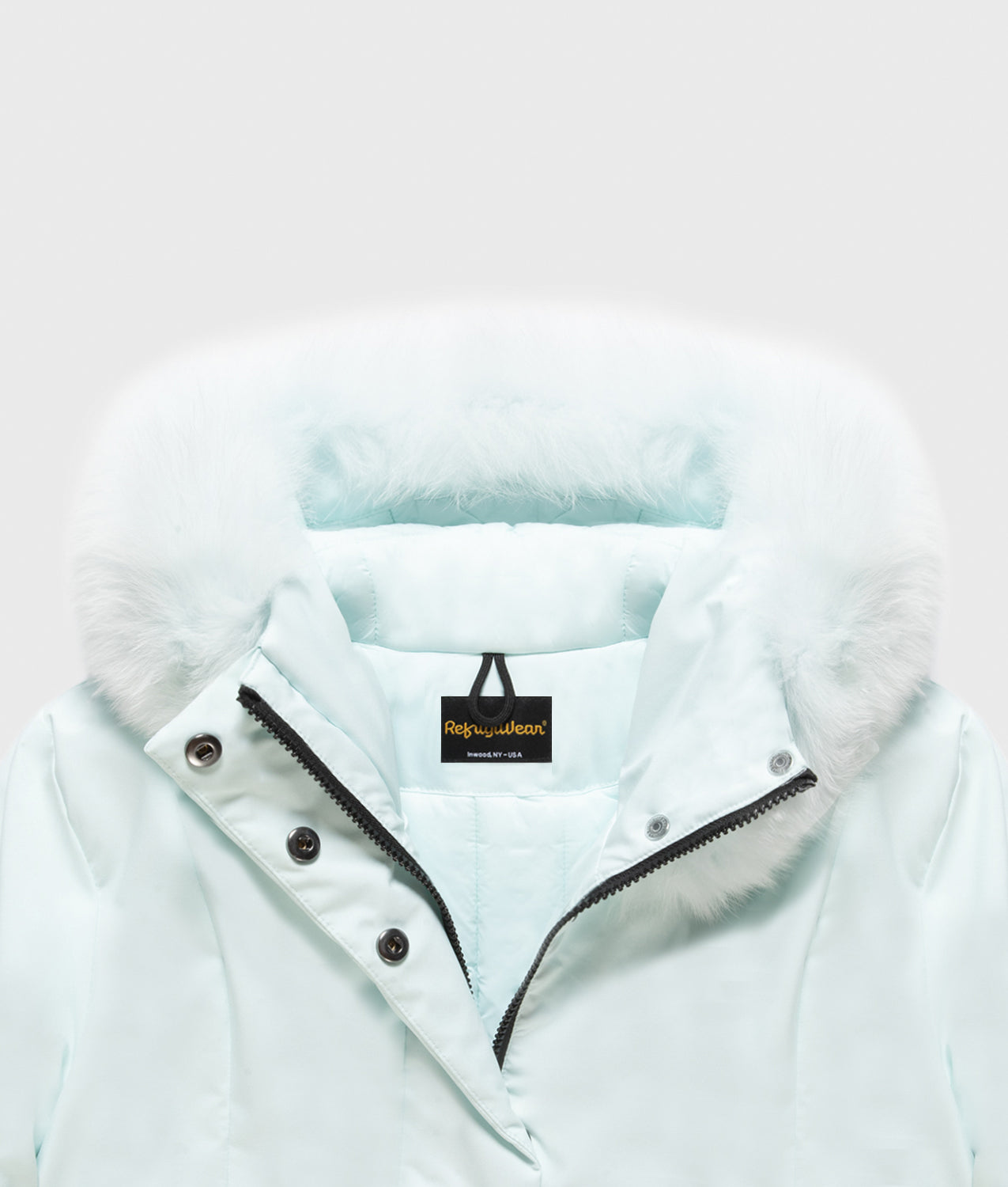 JACKETS SHORT LADY TECH FUR JACKET SKYLIGHT/ SALT AIR | RefrigiWear