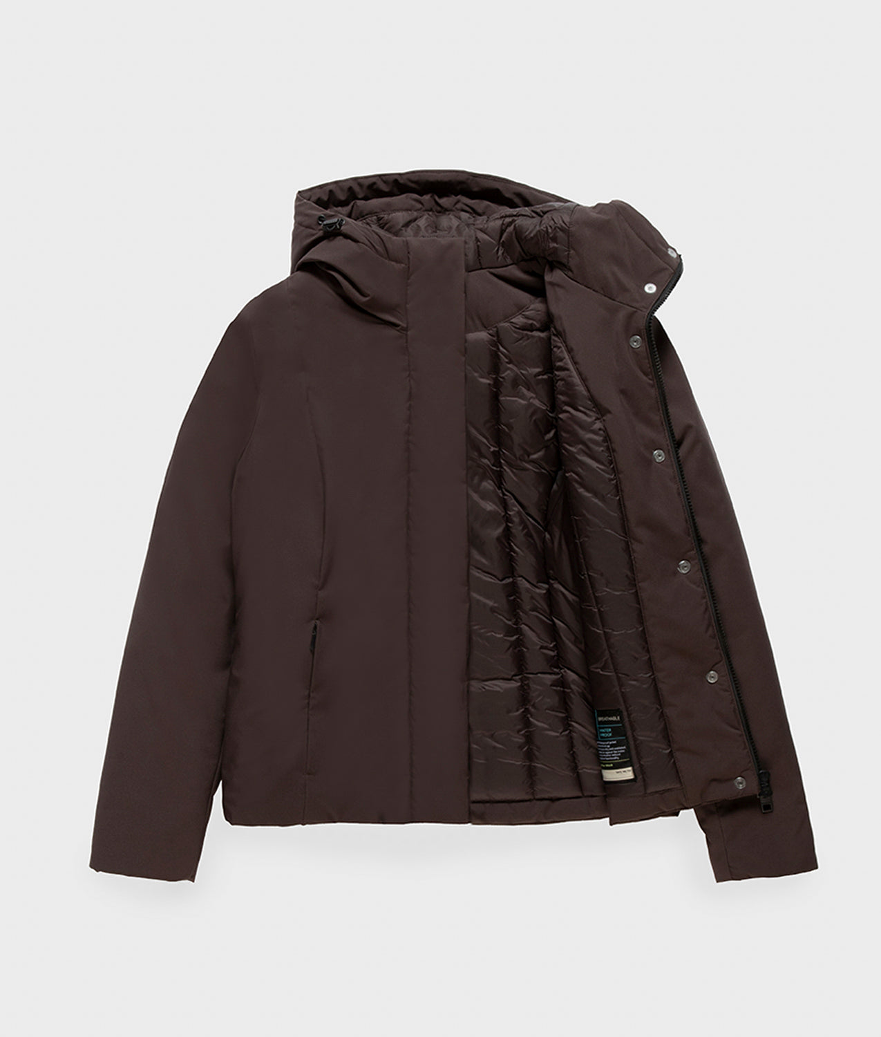 JACKETS SHORT LADY TECH JACKET BLACK COFFEE | RefrigiWear