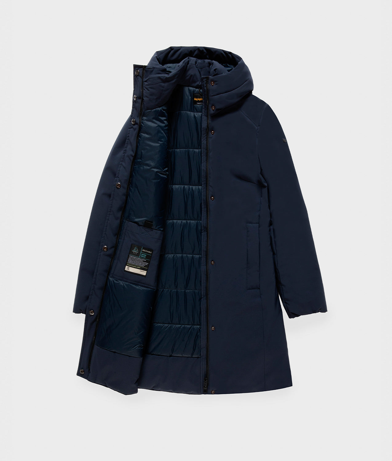 JACKETS LONG NEBLA TECH JACKET DARK BLUE | RefrigiWear