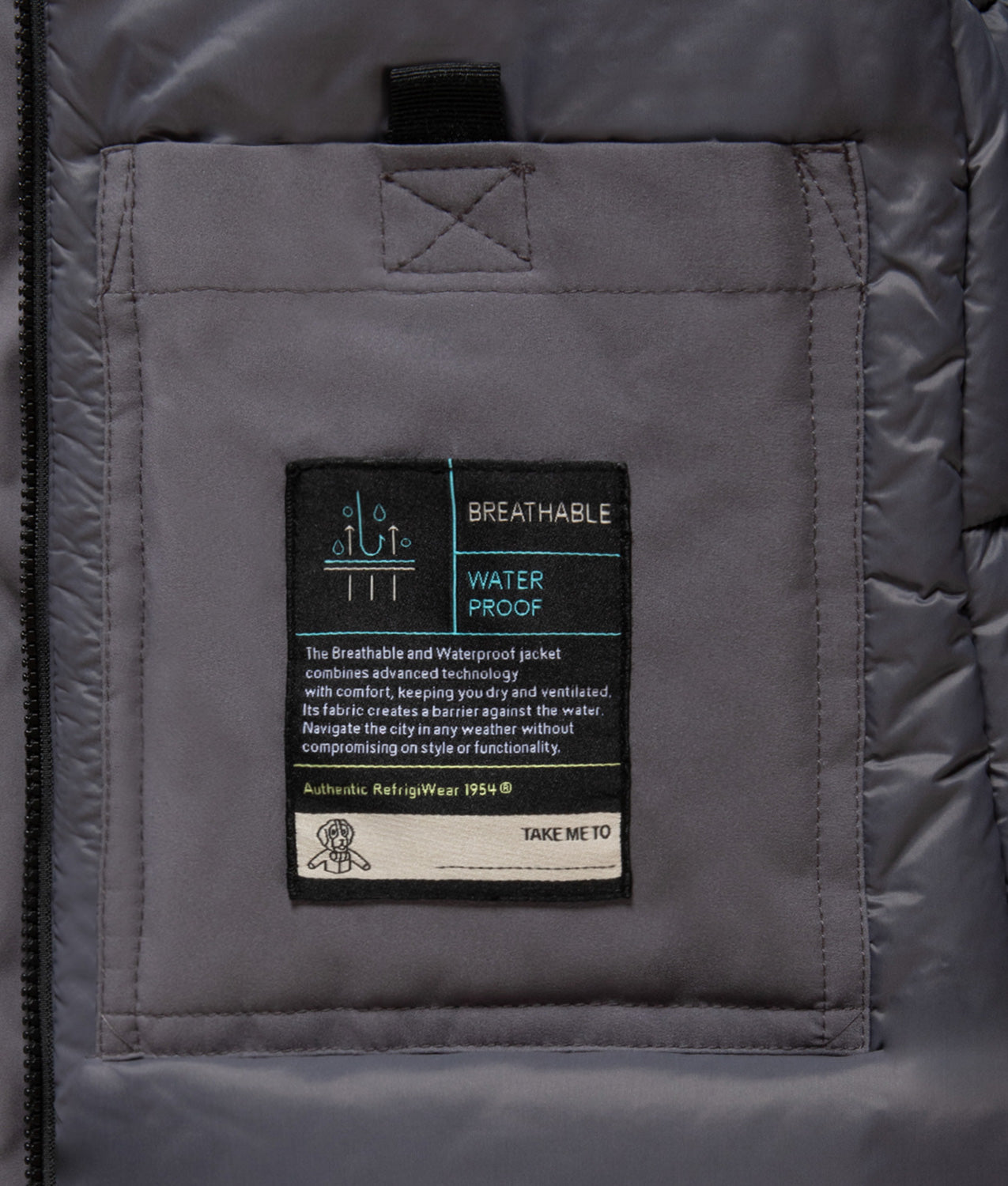 JACKETS LONG NEBLA TECH JACKET EXCALIBUR/ THUNDERSTORM | RefrigiWear