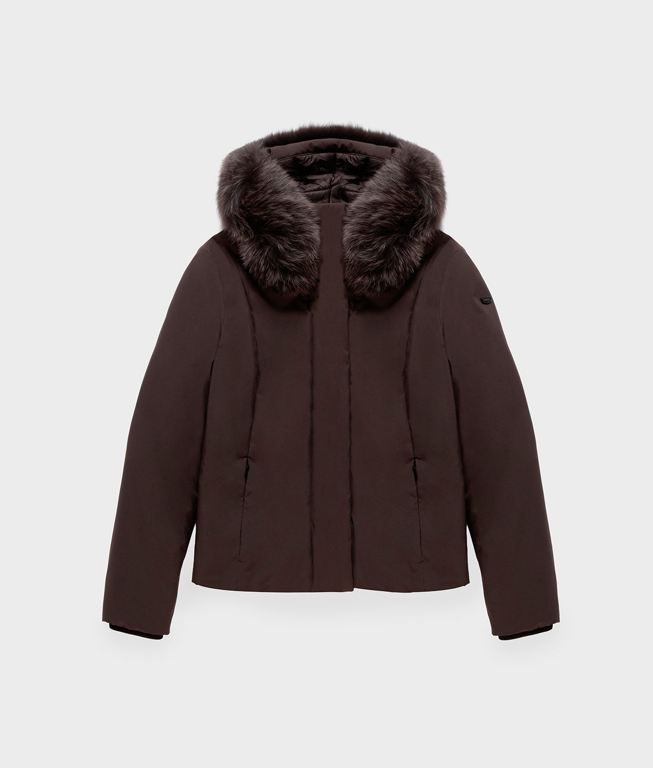 JACKETS SHORT LADY TECH FUR JACKET BLACK COFFEE | RefrigiWear