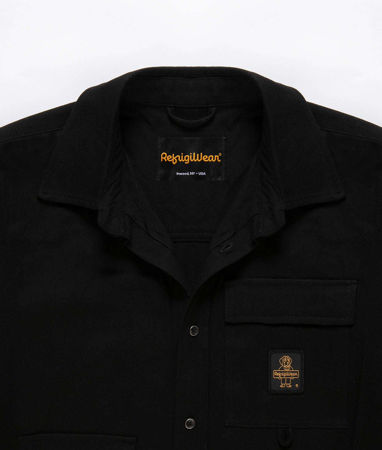 SHIRTS STRAUSS SHIRT BLACK | RefrigiWear