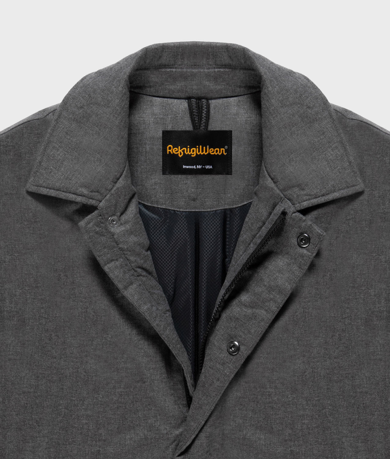 JACKETS WINTER JULIAN JACKET DARK GREY MELANGE | RefrigiWear