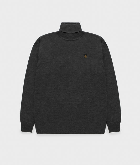 BARRON PULLOVER DARK GREY MELANGE | RefrigiWear