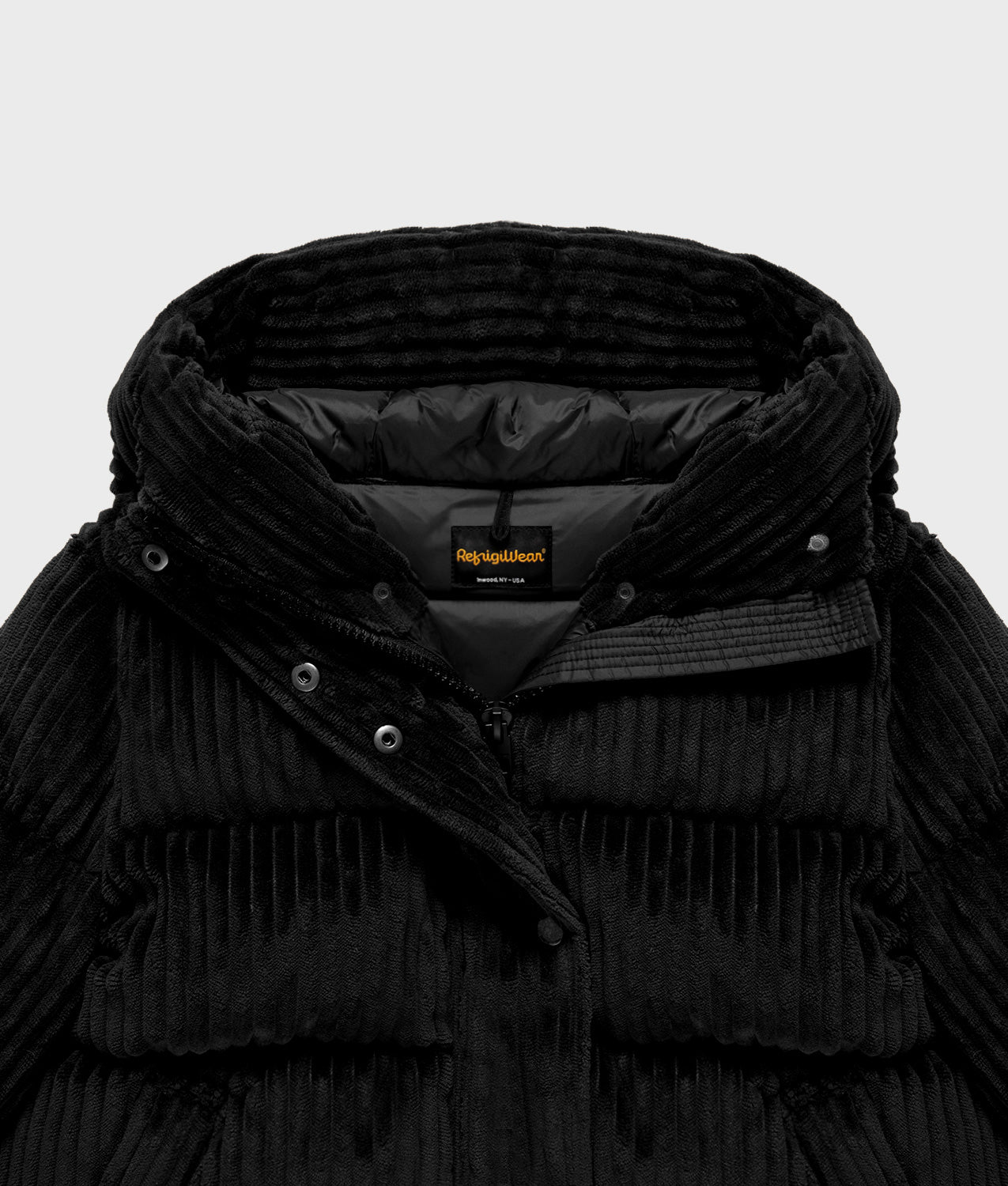 JACKETS VELVET BRAFFY JACKET BLACK | RefrigiWear