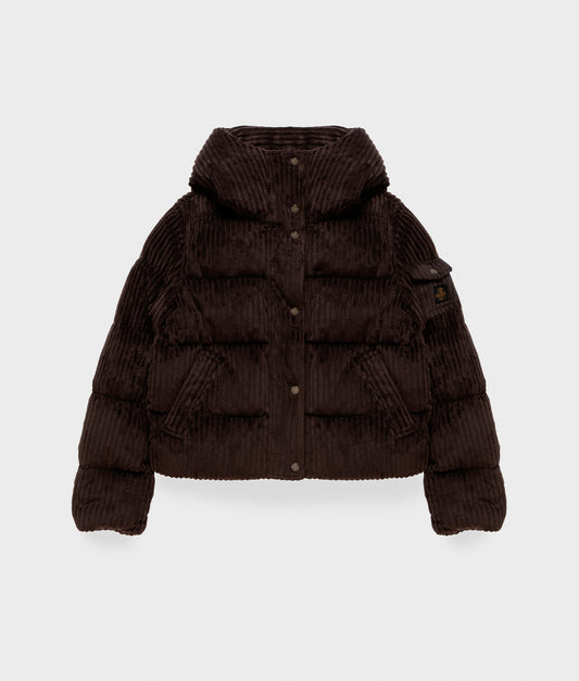 VELVET BRAFFY JACKET BLACK COFFEE | RefrigiWear
