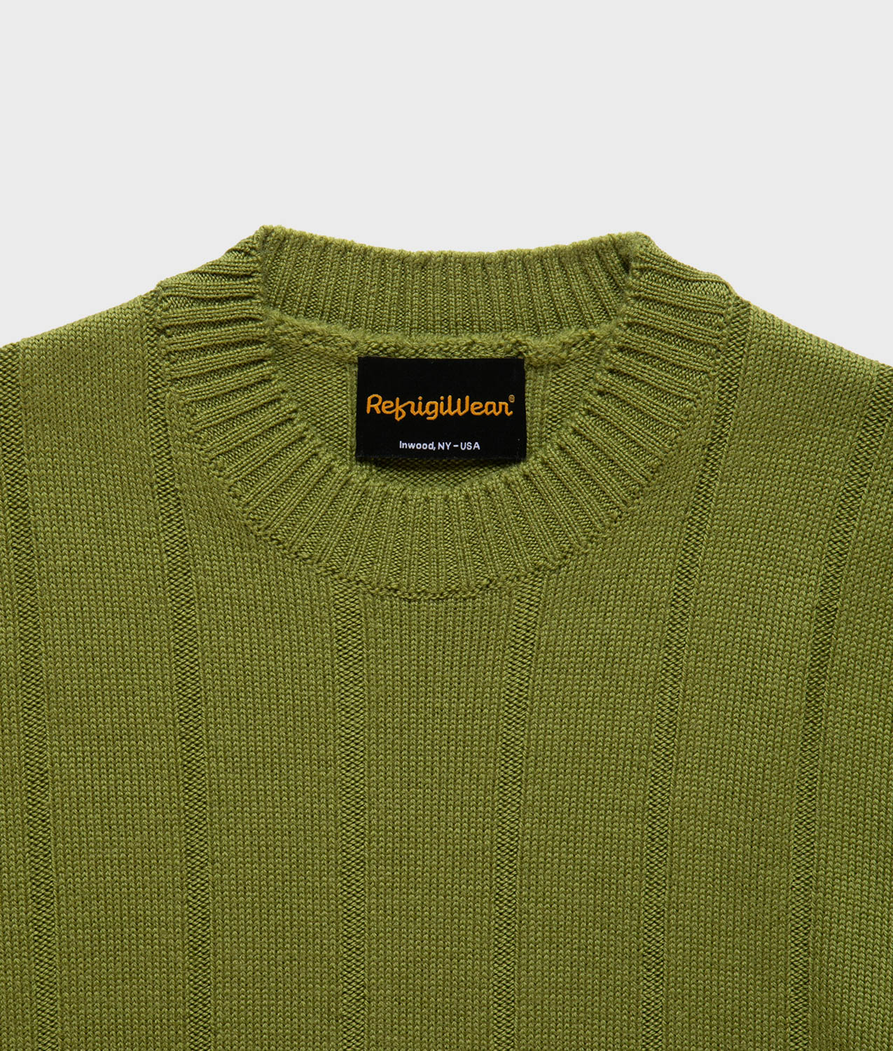 KNITWEAR ZELIA KNITWEAR CHIVE | RefrigiWear