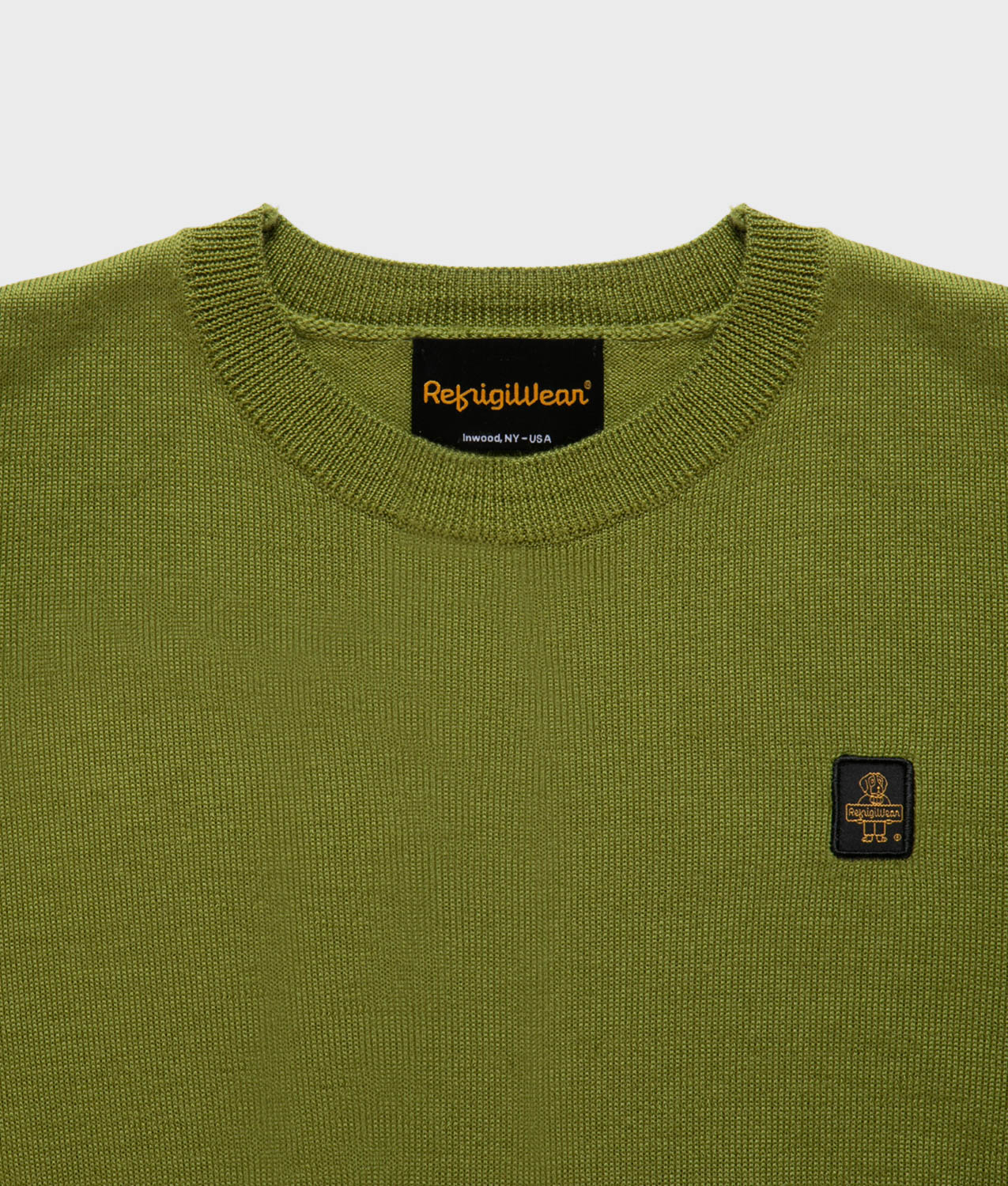 KNITWEAR NALA PATCH KNITWEAR CHIVE | RefrigiWear