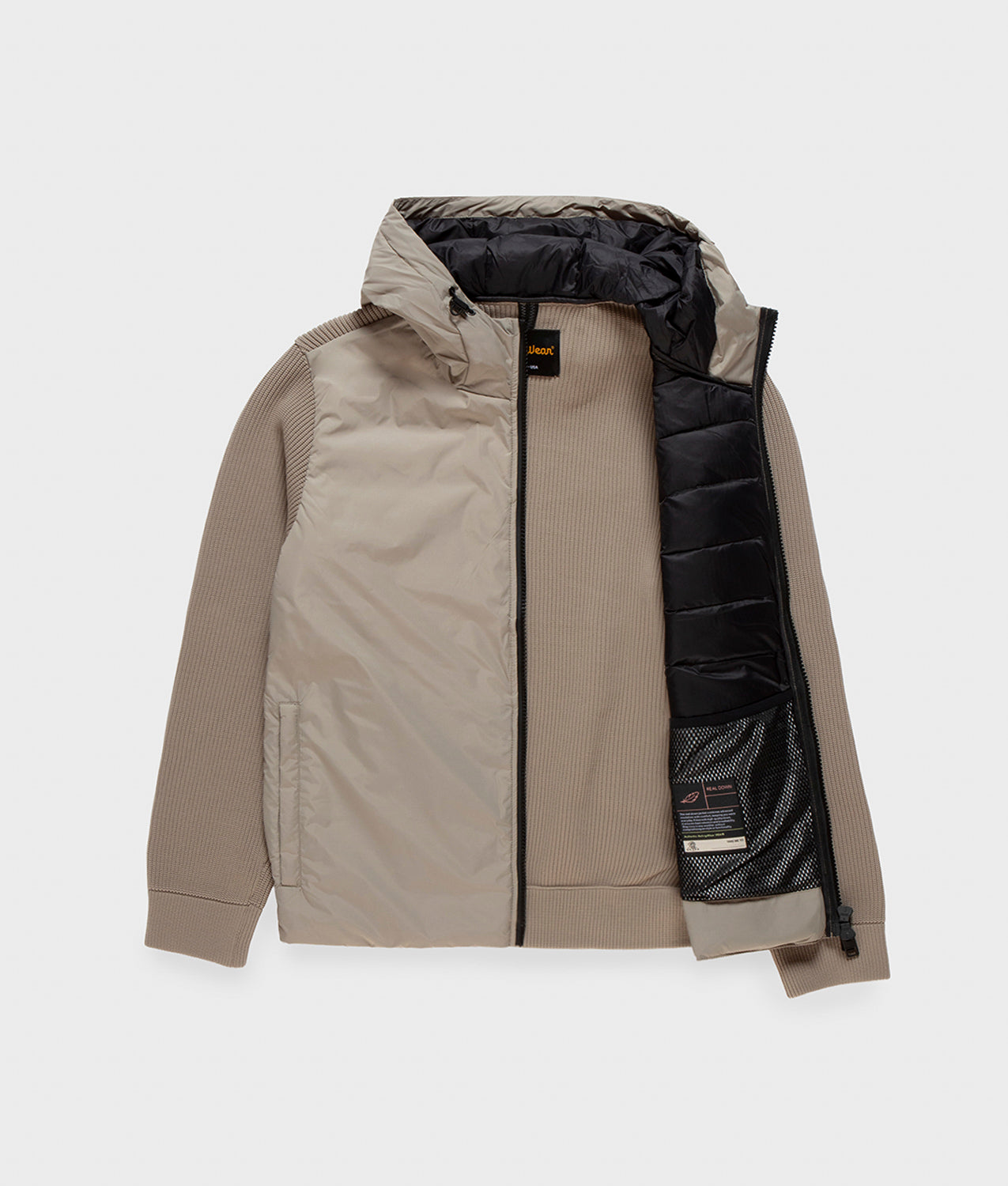 JACKETS HYBRID HOOD HUNTER PLAZA TAUPE | RefrigiWear