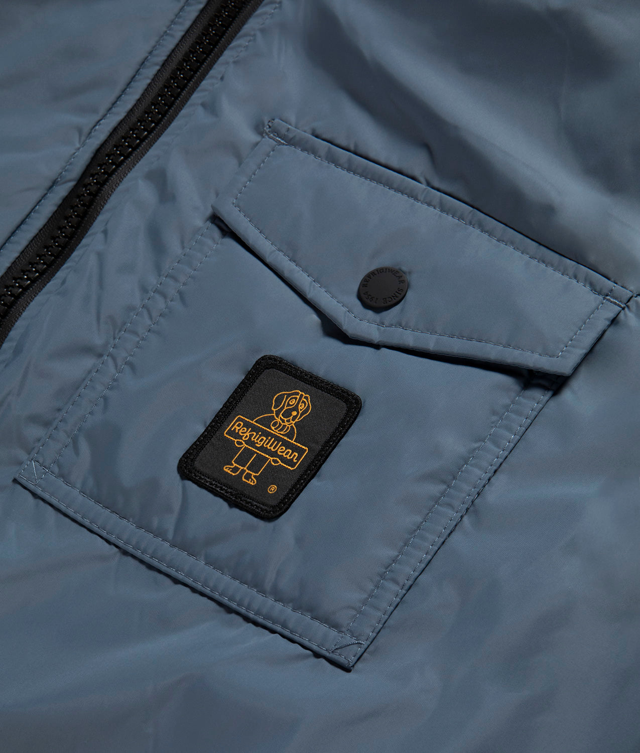 JACKETS HYBRID HOOD HUNTER BLUE MIRAGE | RefrigiWear