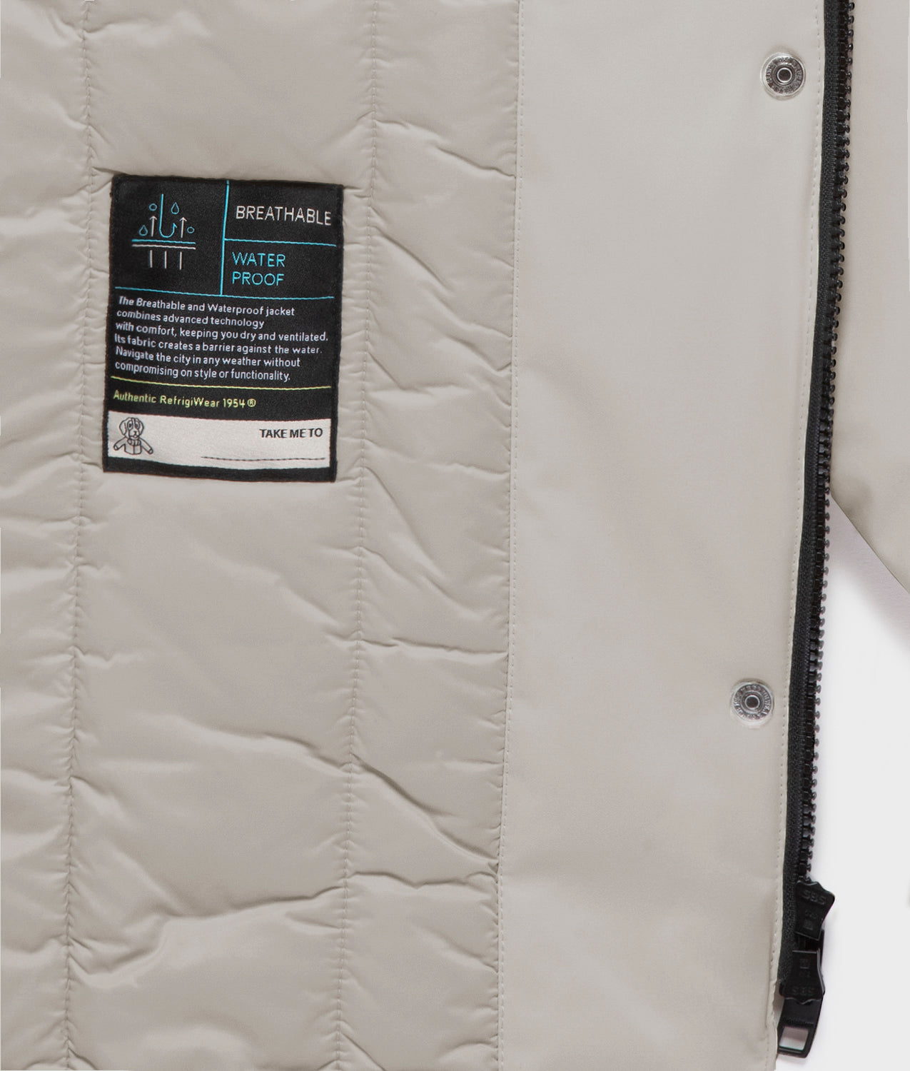 JACKETS LADY TECH/1 FUR JACKET TOFU | RefrigiWear