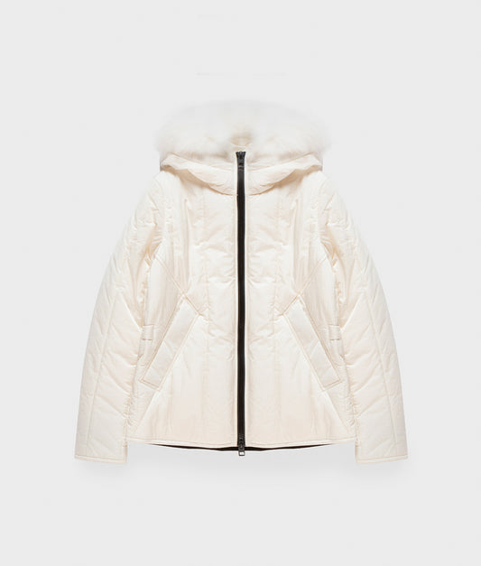 SHORT BERNA FUR JACKET TOFU | RefrigiWear