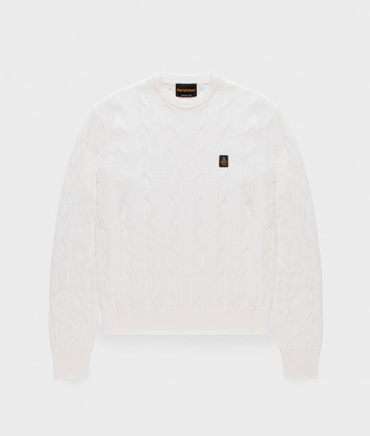 WINTER BRAIDS NALA KNITWEAR WHITE | RefrigiWear