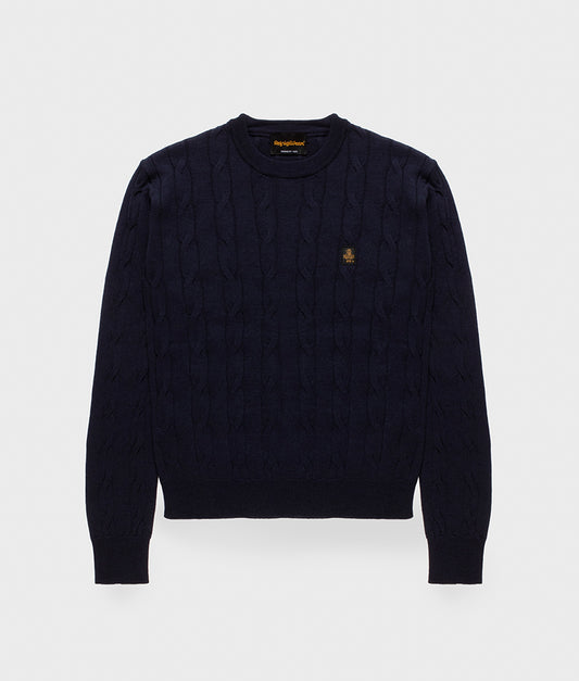 WINTER BRAIDS NALA KNITWEAR DEEP BLUE | RefrigiWear