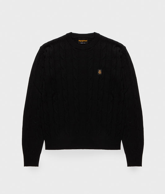 WINTER BRAIDS NALA KNITWEAR BLACK | RefrigiWear