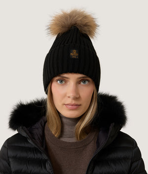 SNOWFLAKE HAT BLACK | RefrigiWear