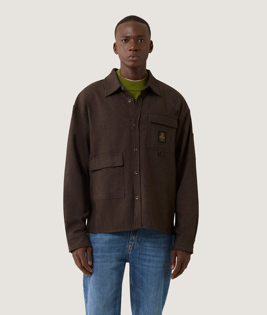 STRAUSS SHIRT BLACK COFFEE | RefrigiWear