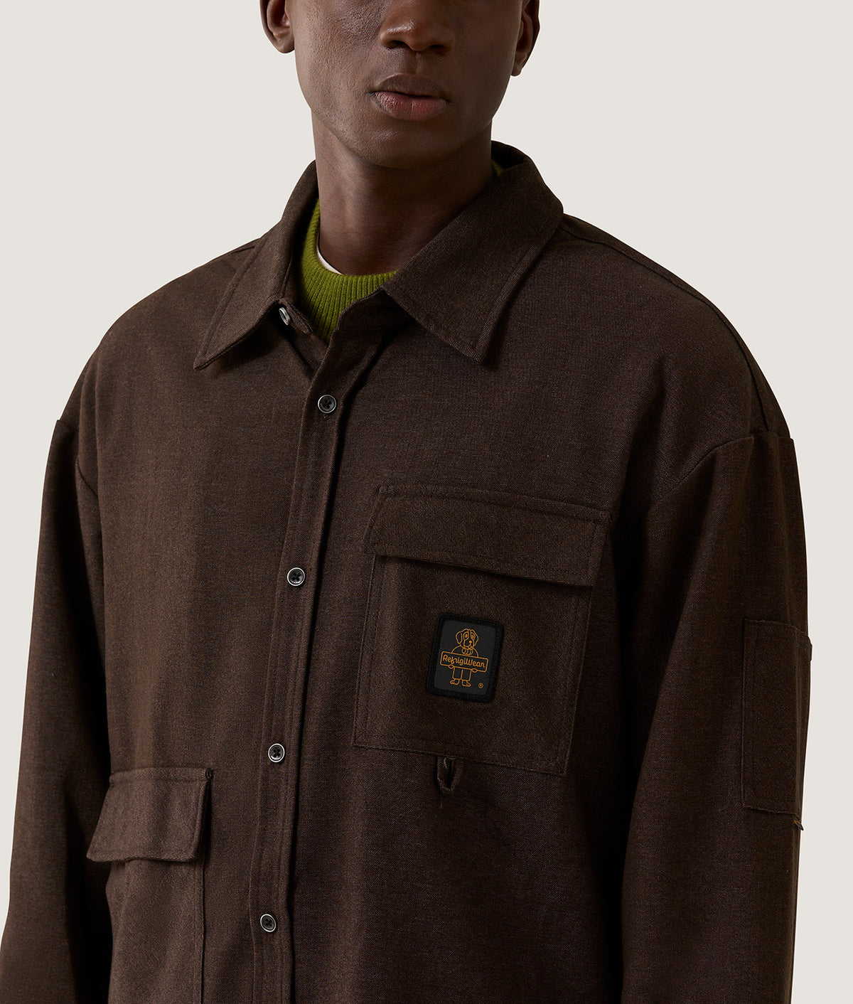 STRAUSS SHIRT BLACK COFFEE | RefrigiWear