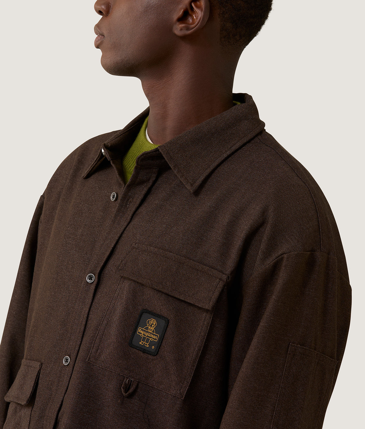STRAUSS SHIRT BLACK COFFEE | RefrigiWear