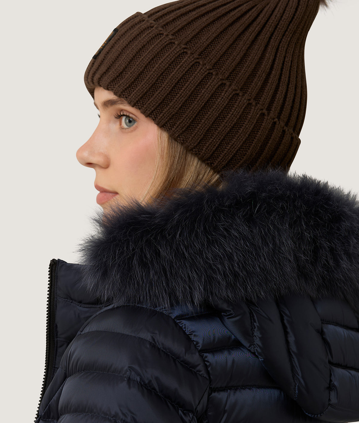 LONG MEAD FUR JACKET DARK BLUE | RefrigiWear