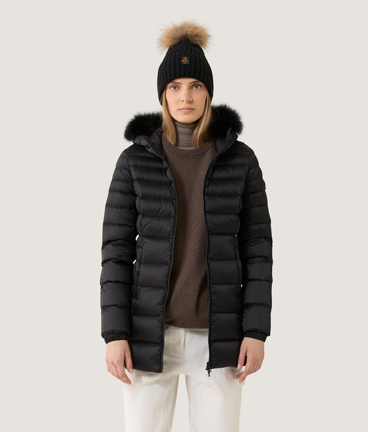LONG MEAD FUR JACKET BLACK | RefrigiWear
