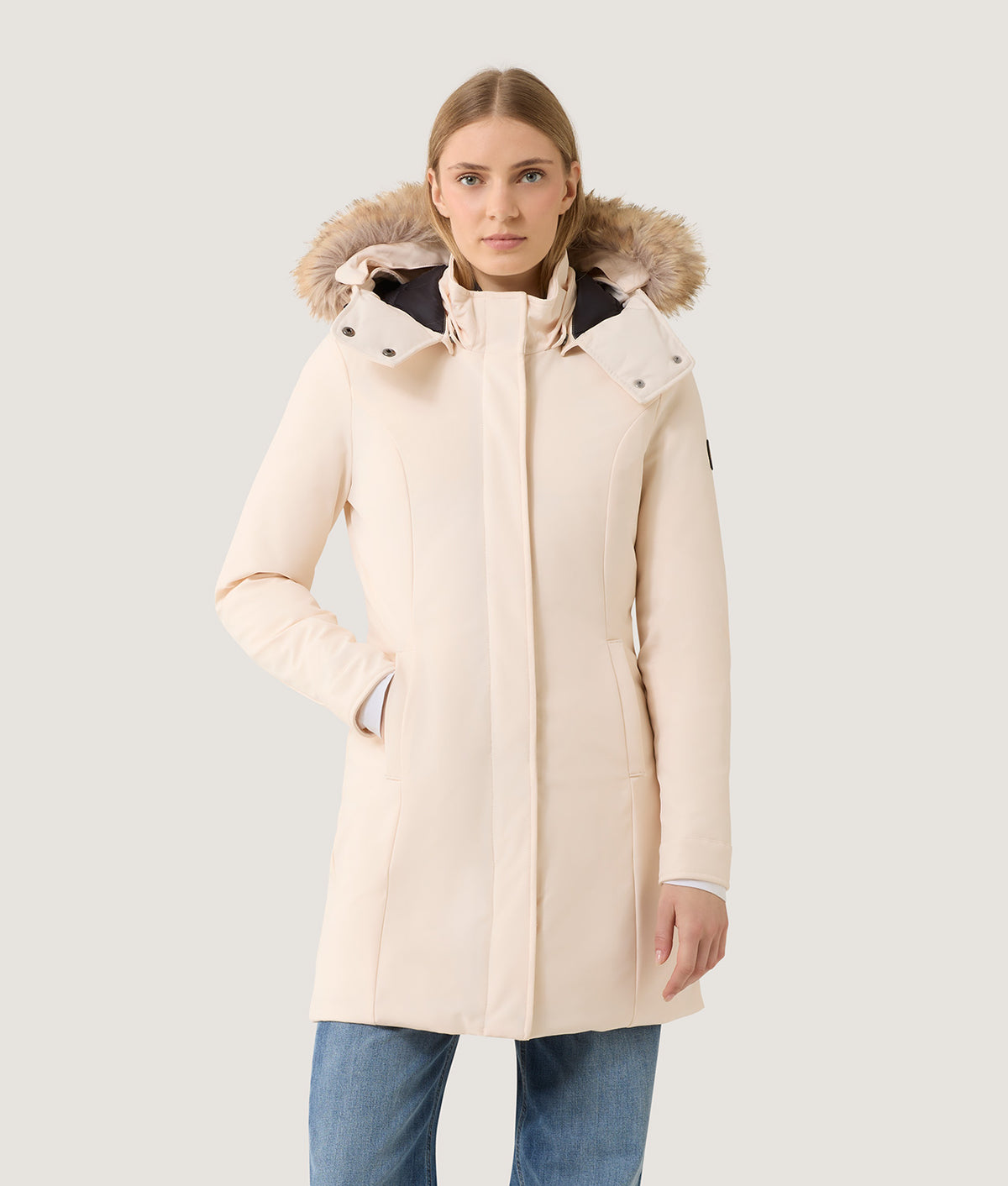JACKETS EVA ECO FUR JACKET TOFU | RefrigiWear