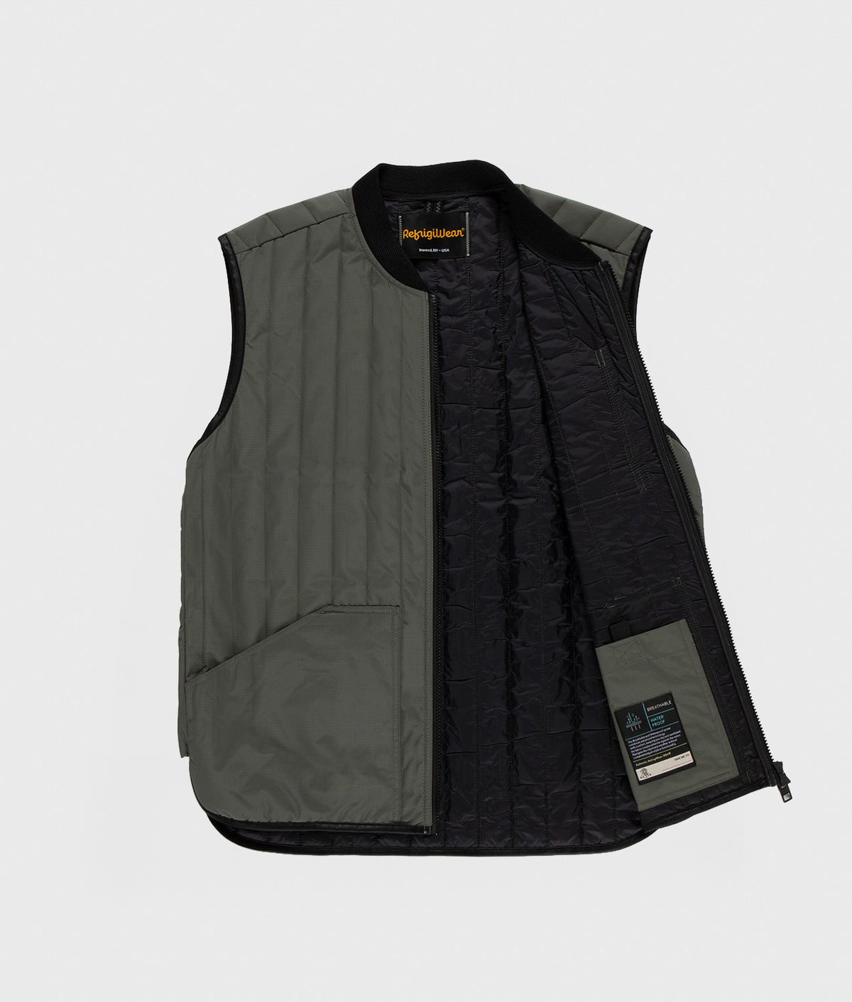 ROLLING ORIGINAL VEST ARCHIVE GREEN | RefrigiWear