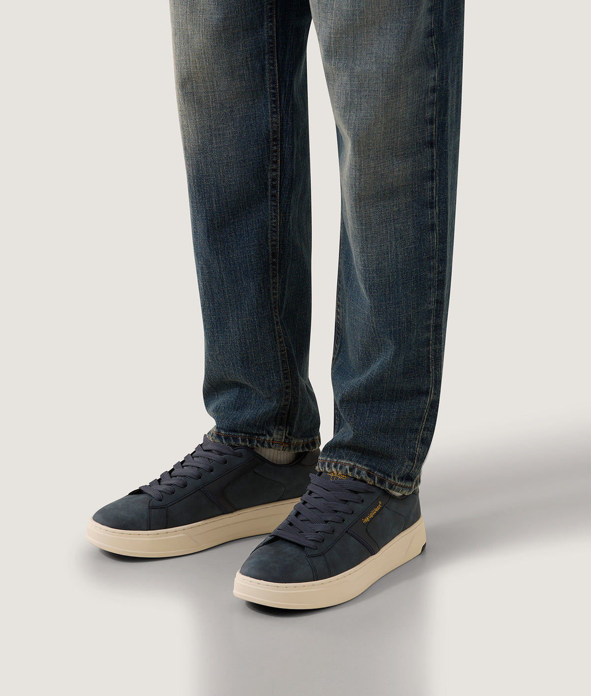 ACCESSORIES SOHO01 LEATHER SHOES NAVY | RefrigiWear