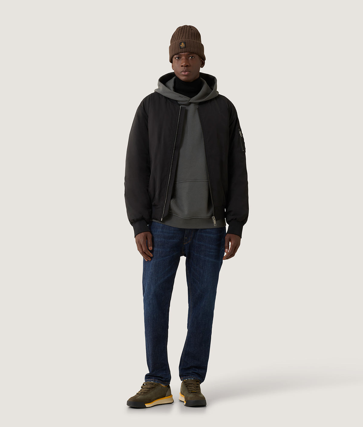 ANDREA BOMBER BLACK | RefrigiWear