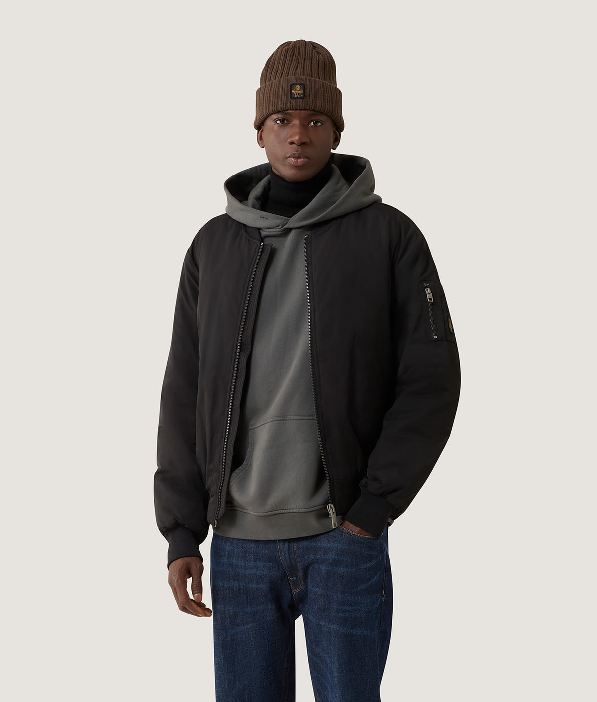 ANDREA BOMBER BLACK | RefrigiWear