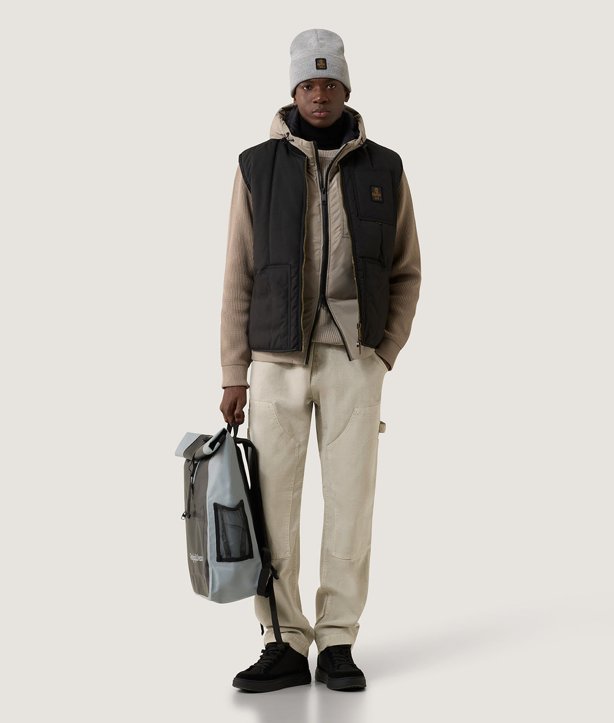 JACKETS HYBRID HOOD HUNTER PLAZA TAUPE | RefrigiWear