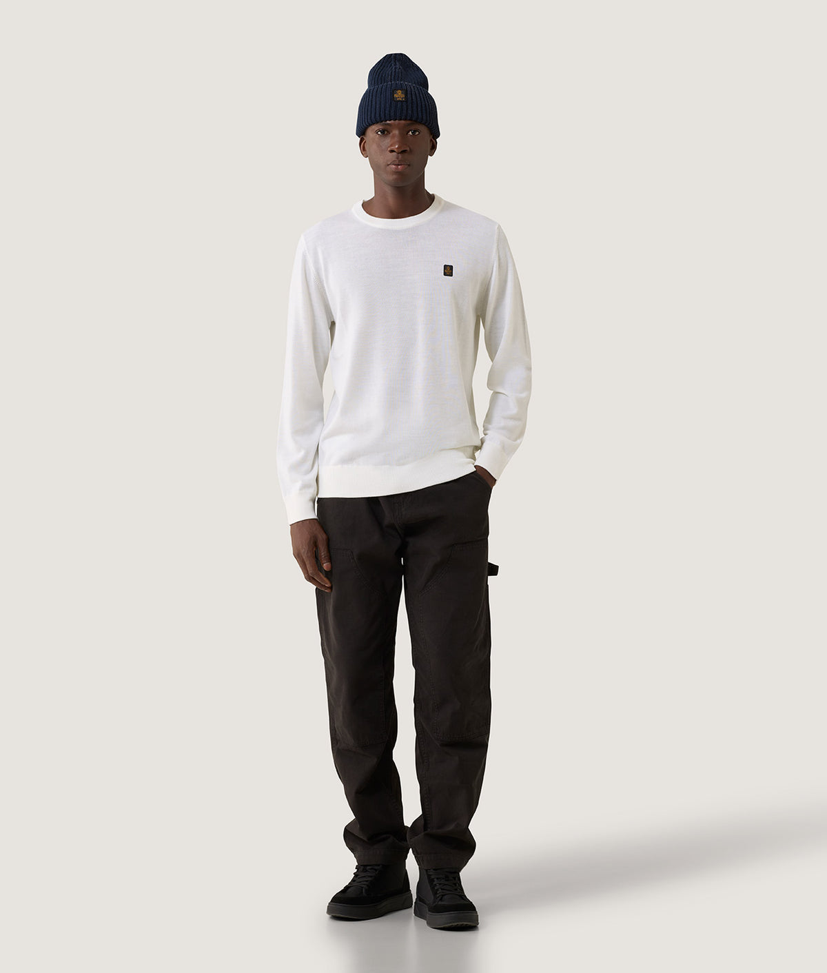 KNITWEAR BENNET PULLOVER WHITE | RefrigiWear