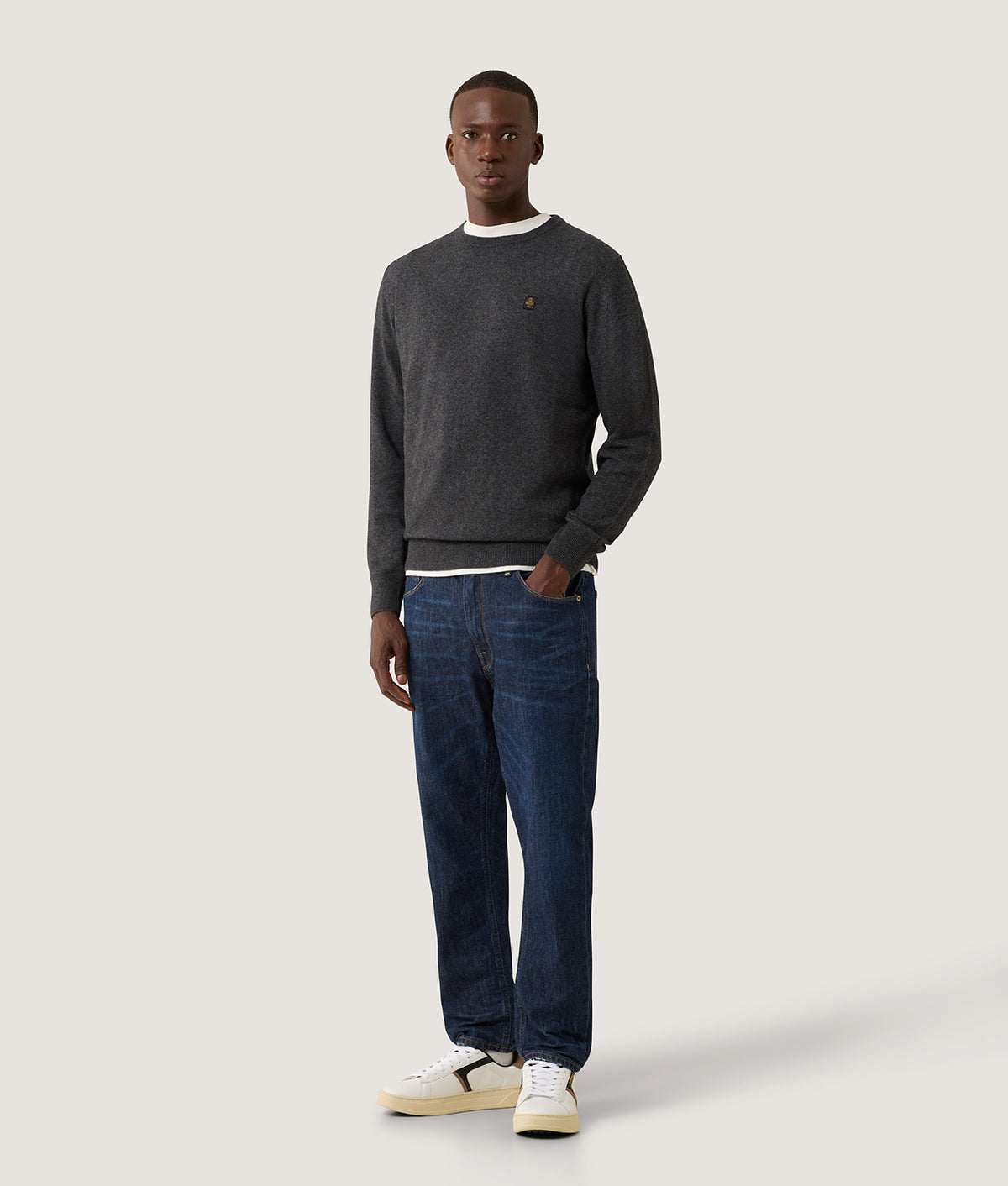 COLIN/1 PULLOVER DARK GREY MELANGE | RefrigiWear