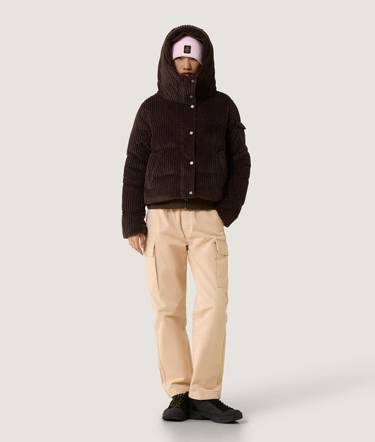VELVET BRAFFY JACKET BLACK COFFEE | RefrigiWear