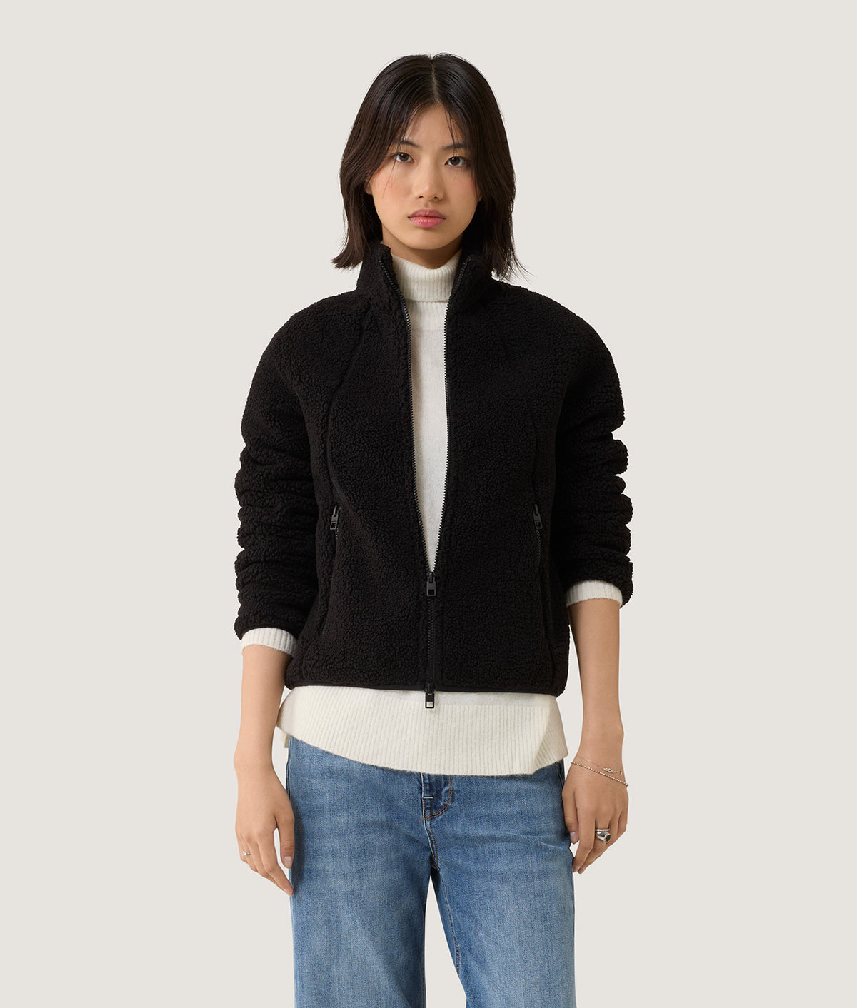 JACKETS LADY TEDDY JACKET BLACK | RefrigiWear