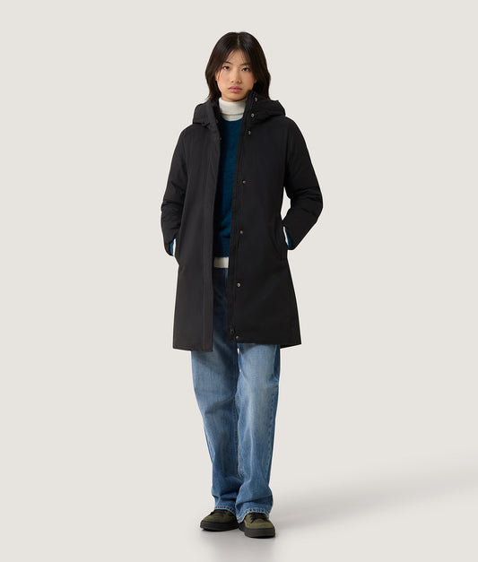 LONG NEBLA TECH JACKET BLACK | RefrigiWear