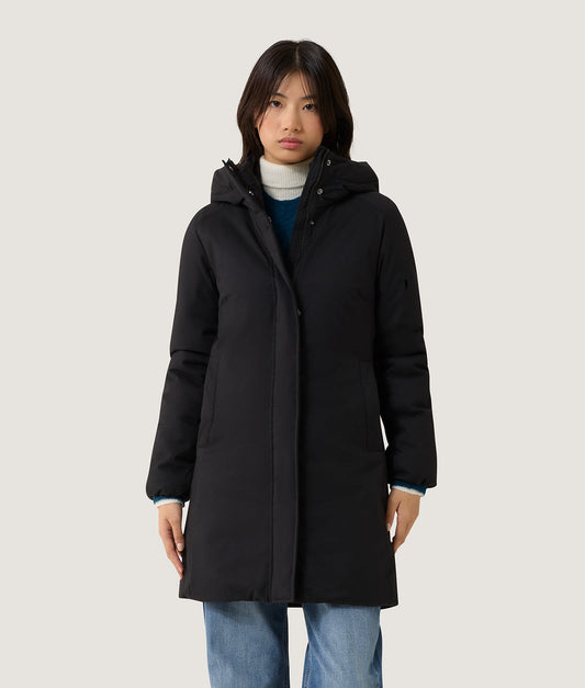 LONG NEBLA TECH JACKET BLACK | RefrigiWear