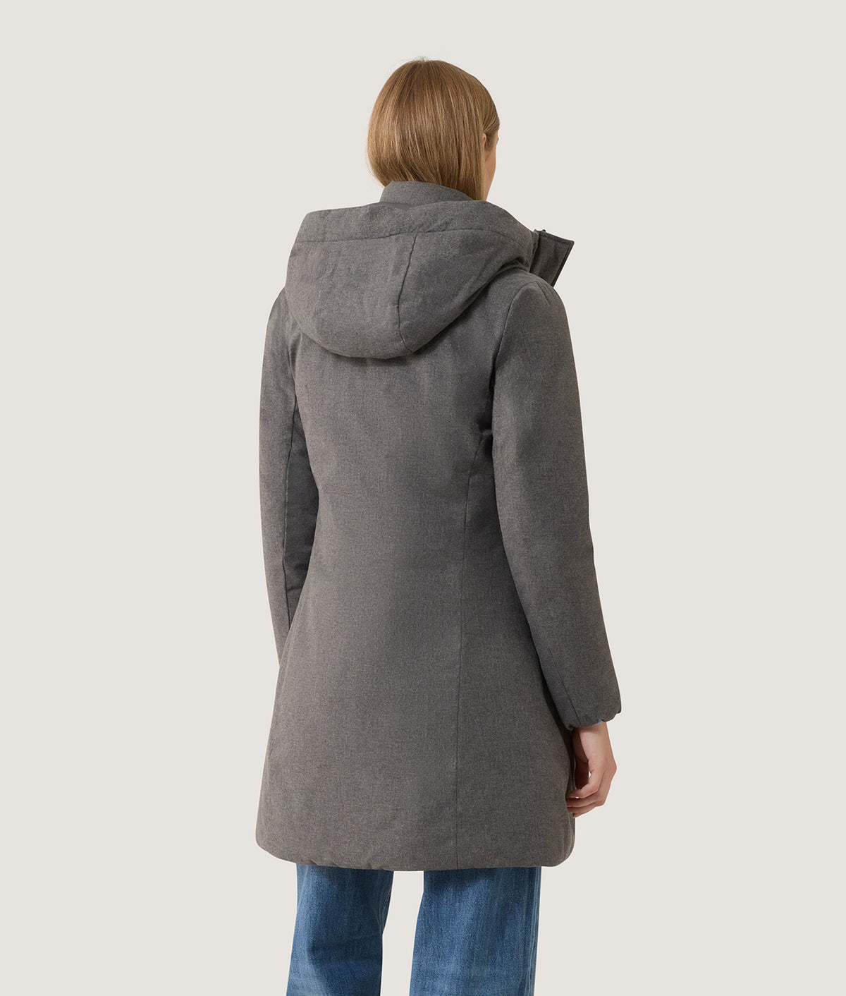 JACKETS LONG NEBLA TECH JACKET DARK GREY MELANGE | RefrigiWear
